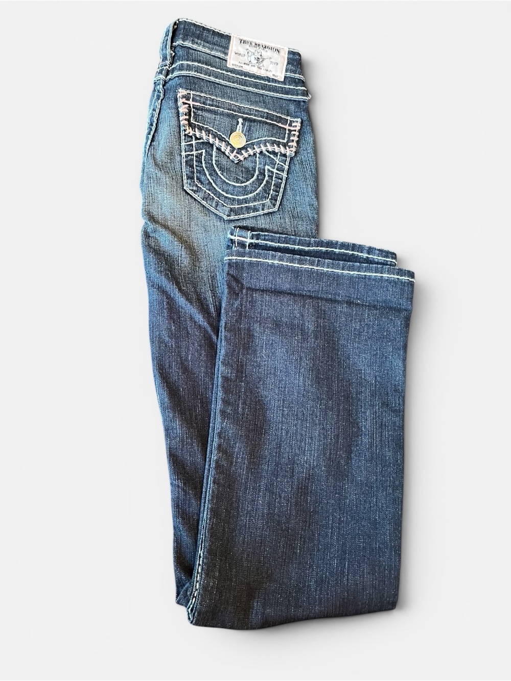 True Religion Women's Dark Blue Boot Cut Jeans - Picture 15 of 15